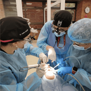 Live patient implant course